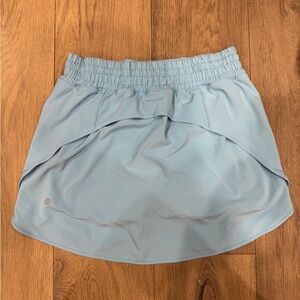 lululemon athletica Pastel Blue Circle Skirt with Built-In Shorts